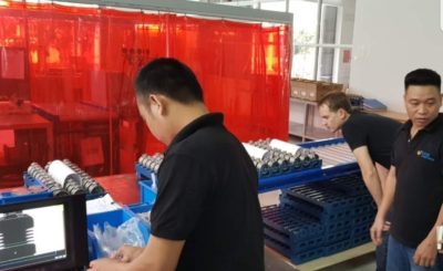 Workers at gtr vietnam in production of casting application